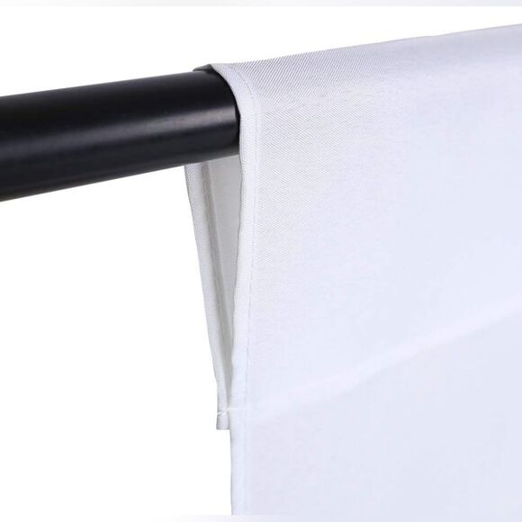 🩵NIB White 8x10 Ft Soft Fabric Photography Backdrop #2 - Picture 4 of 7